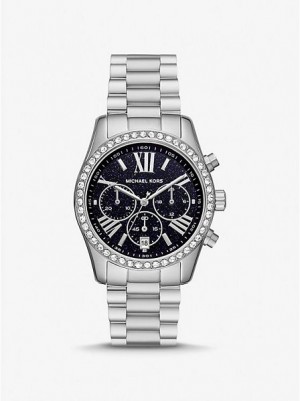 Michael Kors Lexington Pave Naisten Kellot Hopea | 397682-JCZ