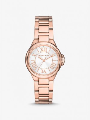 Michael Kors Mini Camille Naisten Kellot Pinkki Kultaiset | 357629-UBM