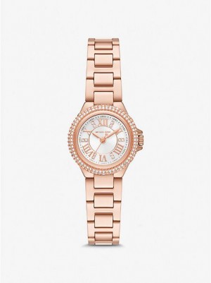 Michael Kors Petite Camille Naisten Kellot Pinkki Kultaiset | 845632-ESP