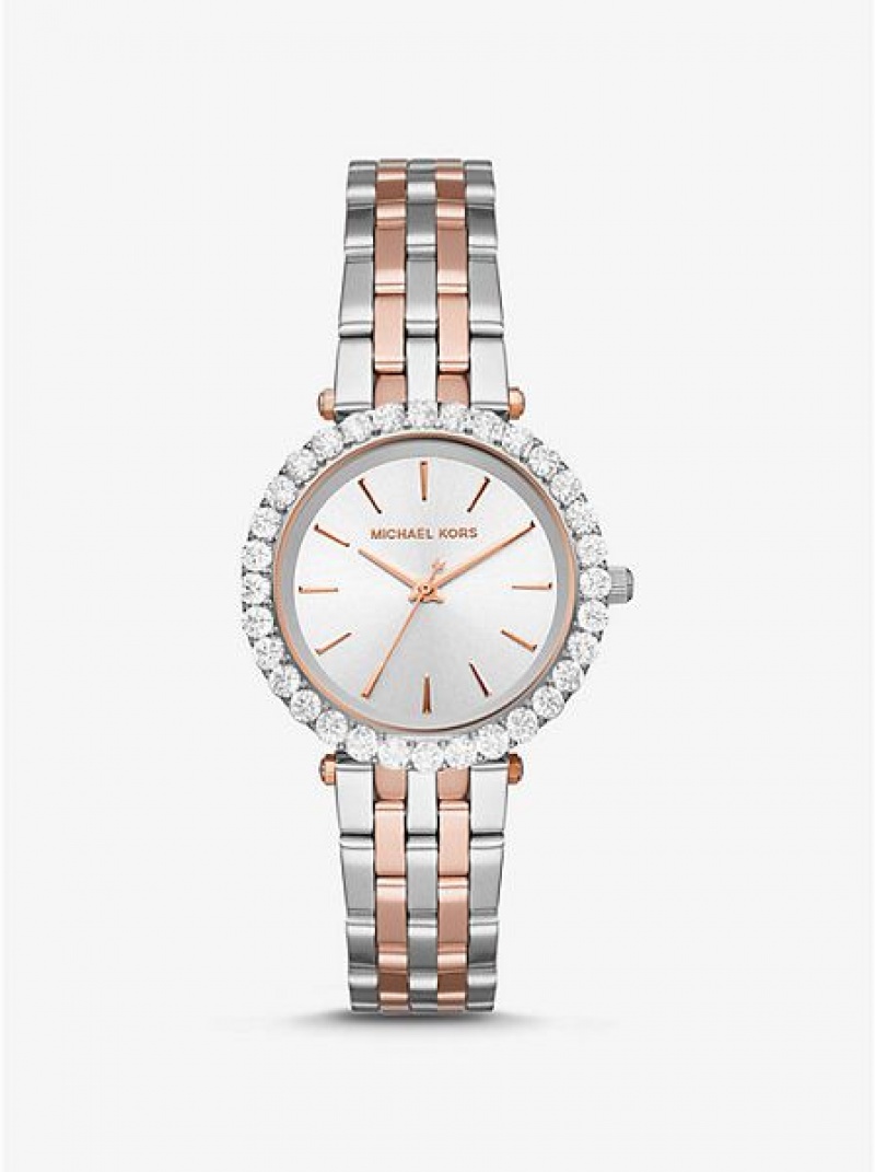 Michael Kors Darci Pave Naisten Kellot Hopea Kultaiset | 675491-BJY