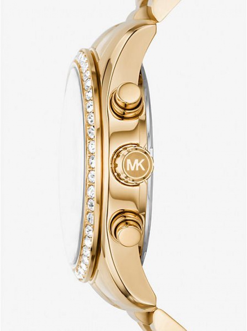 Michael Kors Lexington Pave Naisten Kellot Kultaiset | 620897-UJW