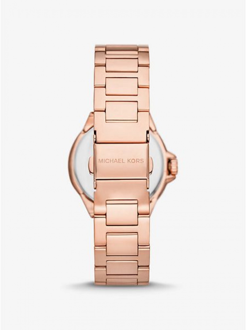 Michael Kors Mini Camille Naisten Kellot Pinkki Kultaiset | 357629-UBM