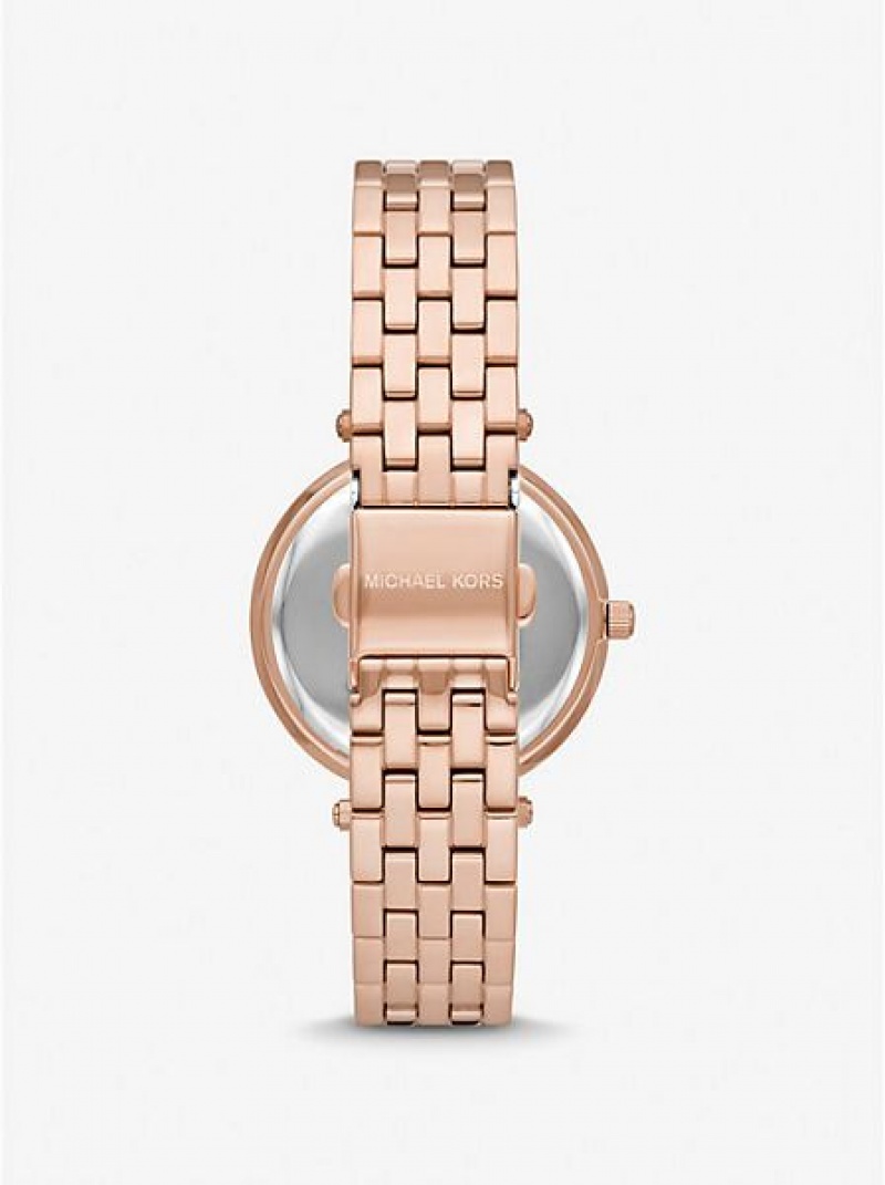 Michael Kors Mini Darci Pave Naisten Kellot Pinkki Kultaiset | 291756-MUF