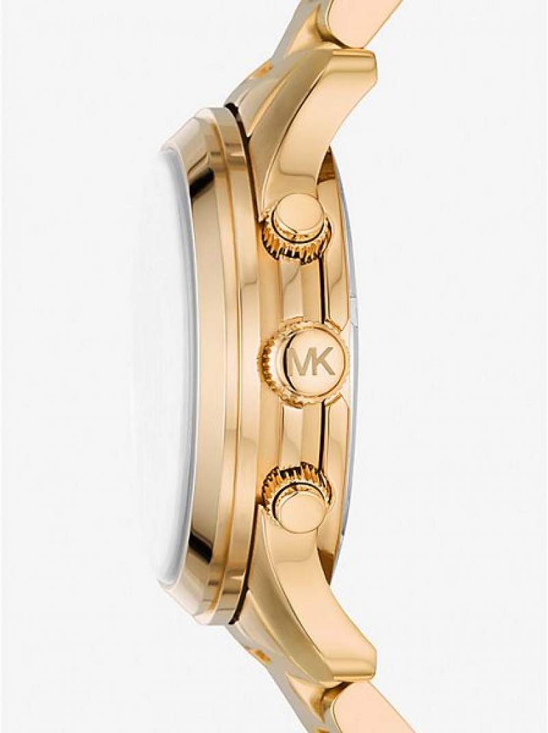 Michael Kors Runway Naisten Kellot Kultaiset | 082314-BUD