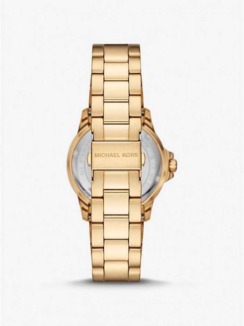 Michael Kors Slim Everest Miesten Kellot Kultaiset | 274185-COR